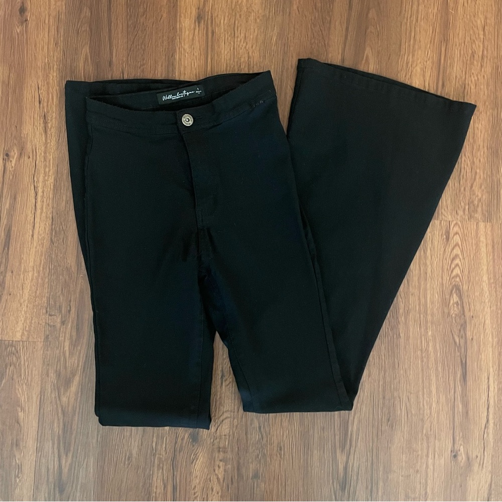 Black bell bottoms